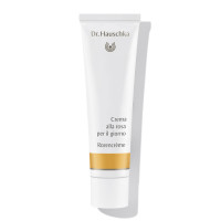 Dr. Hauschka Rozencrème: rijke rozencrème voor de droge, gevoelige en rode gezichtshuid Dr. Hauschka Rozencrème: dagcrème voor het gezicht