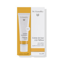 Crème de Jour à la Mélisse Dr. Hauschka : soin matifiant pour peaux mixtes | avec Crème Purifiante pour le Visage 30 ml gratuits Crème de Jour à la Mélisse Dr. Hauschka | avec cadeau